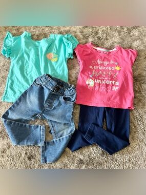 2 sets of girls clothing